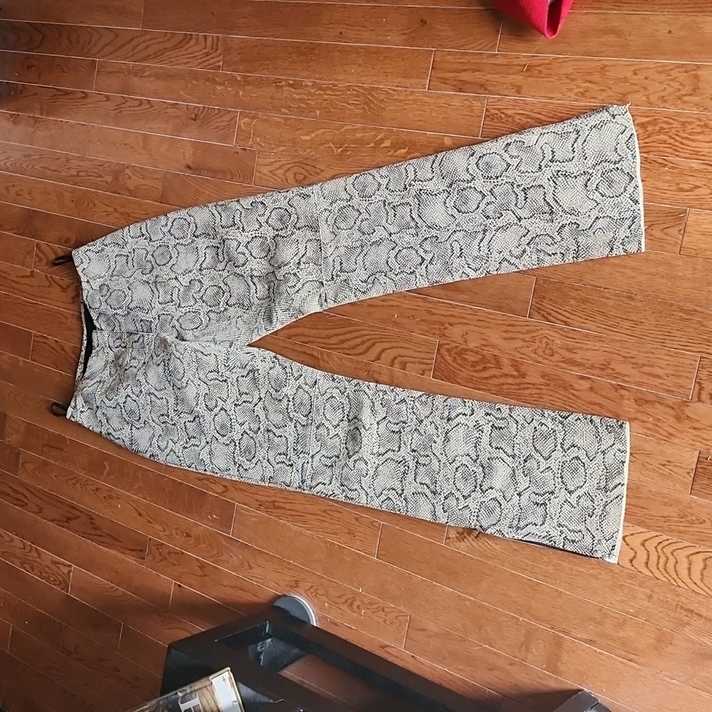 Leather (snake) 2 piece outfit